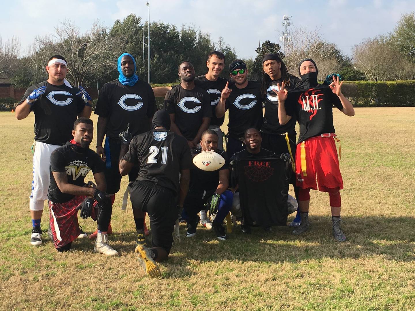 clutch dallas flag football team