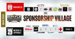 Battle Orlando Flag Football Sponsorship Village