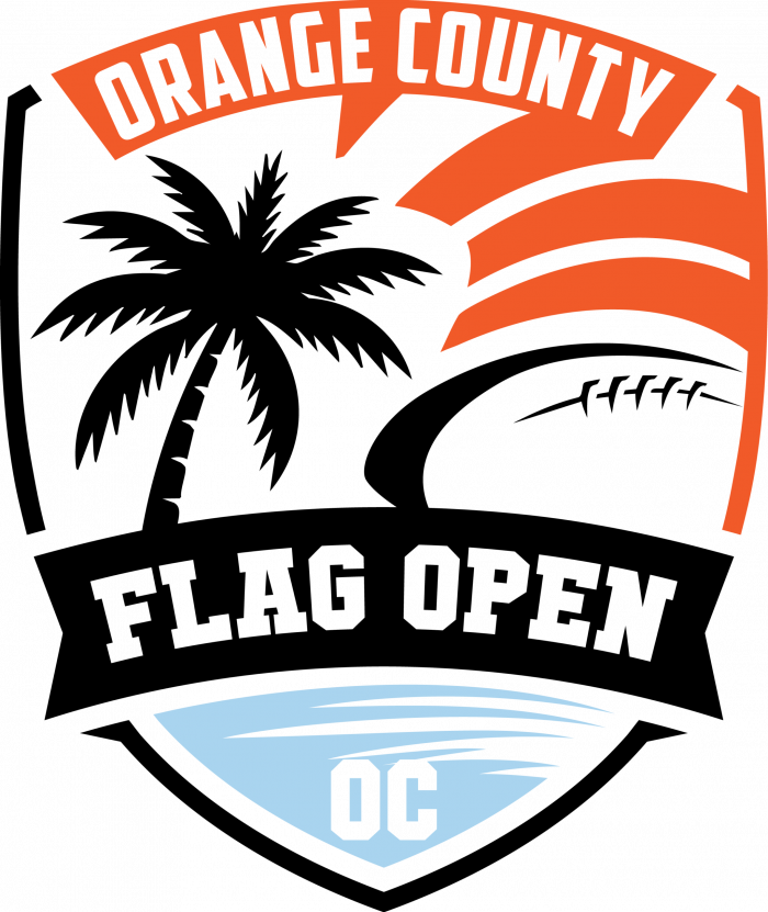 5v5 Sports Orange County Flag Open Logo