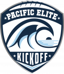 5v5 Sports Pacific Elite Kickoff Logo